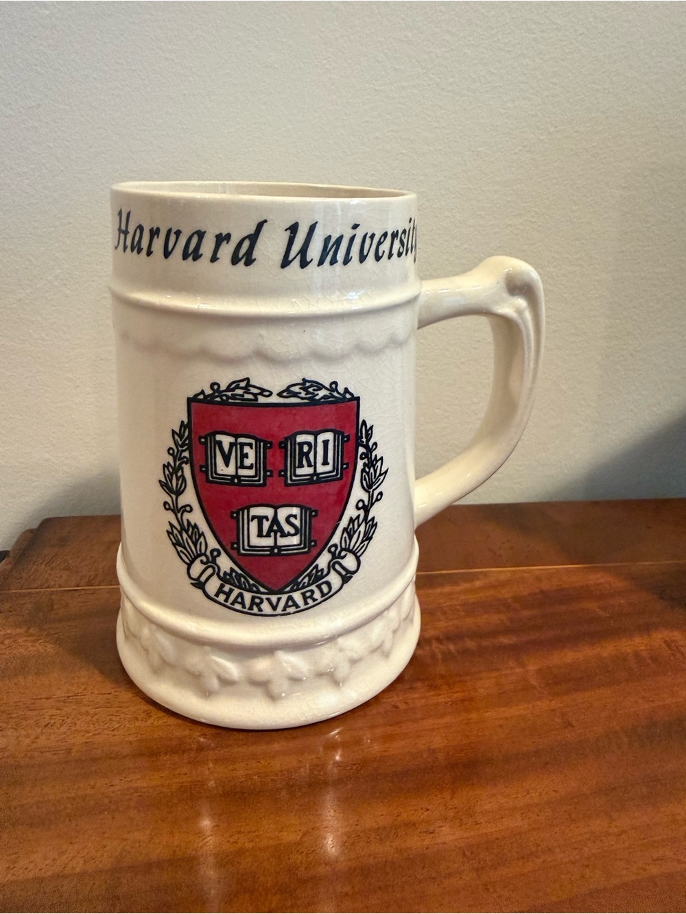Vintage Harvard University Beer Stein Mug